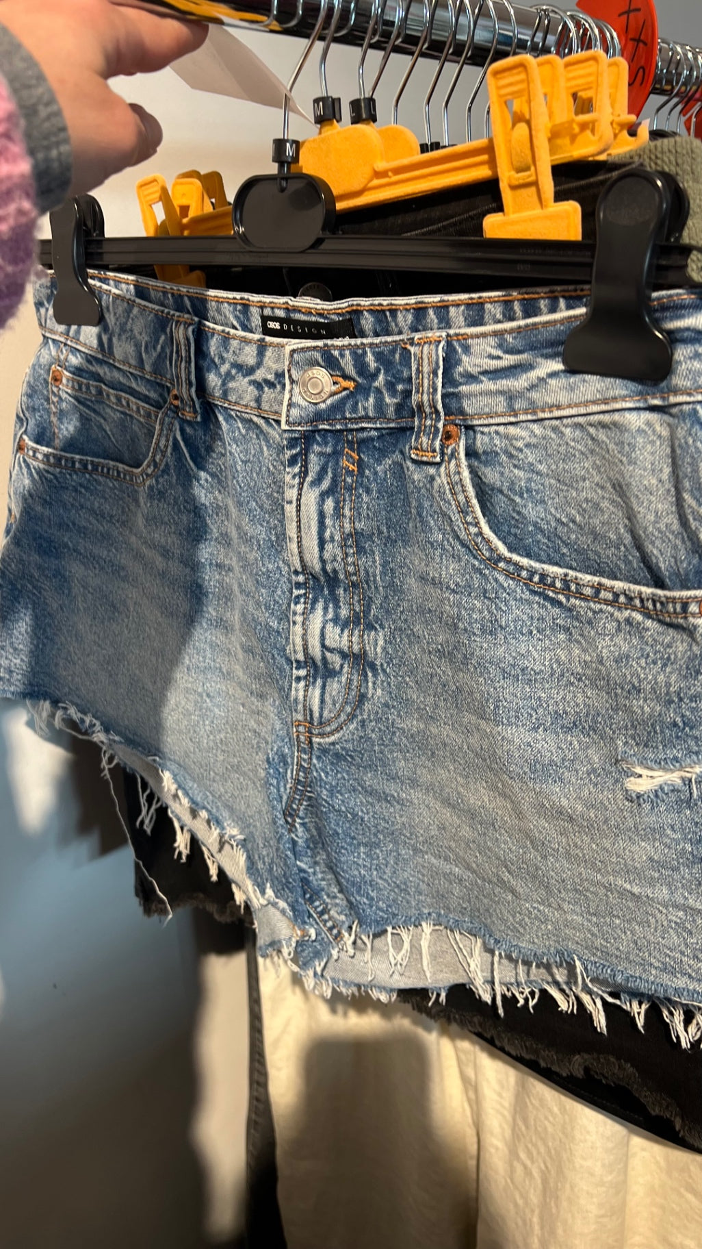 Asos Jeansshorts Blau Gr.: M