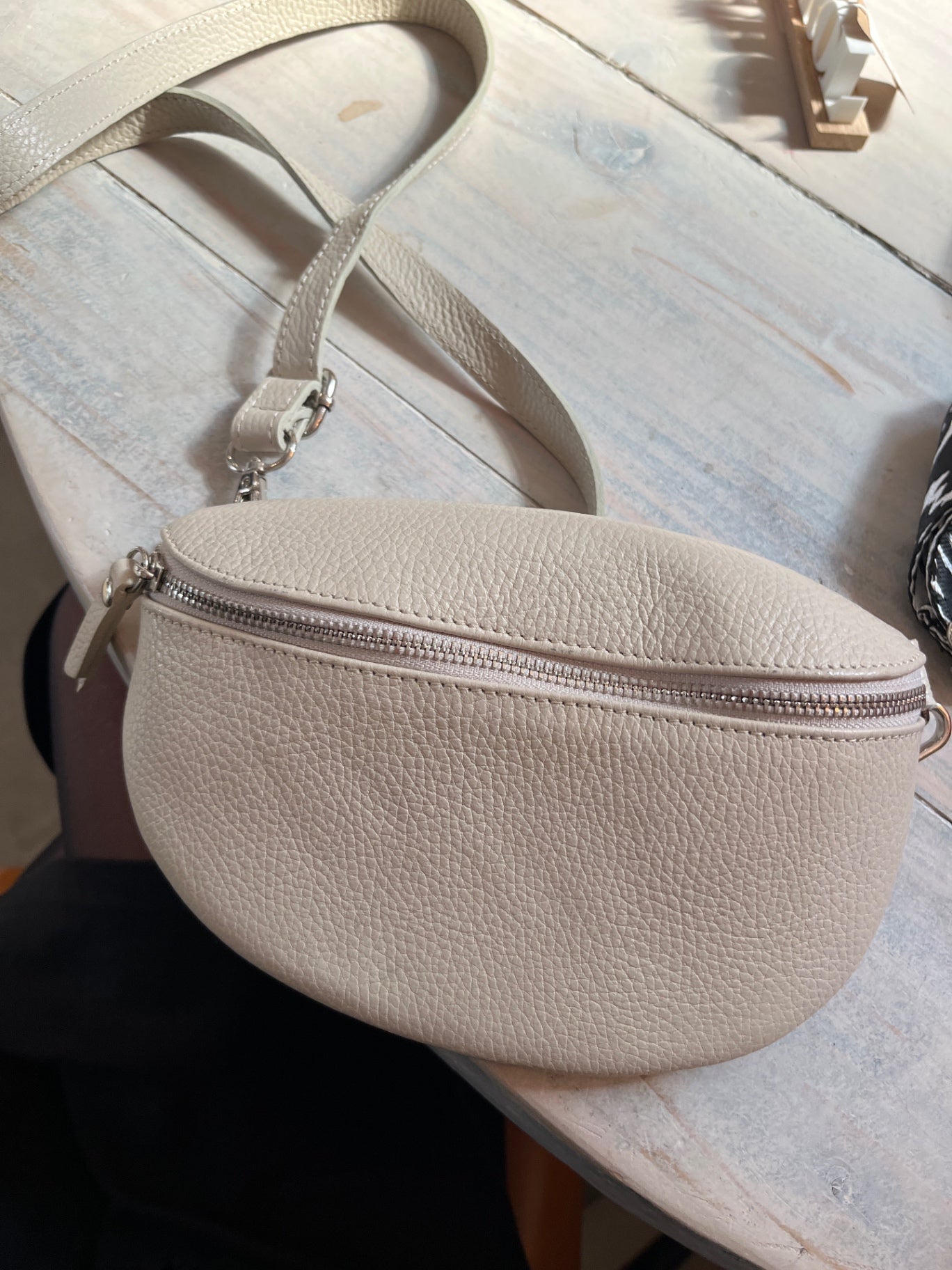 Made in italy Handtasche Beige 