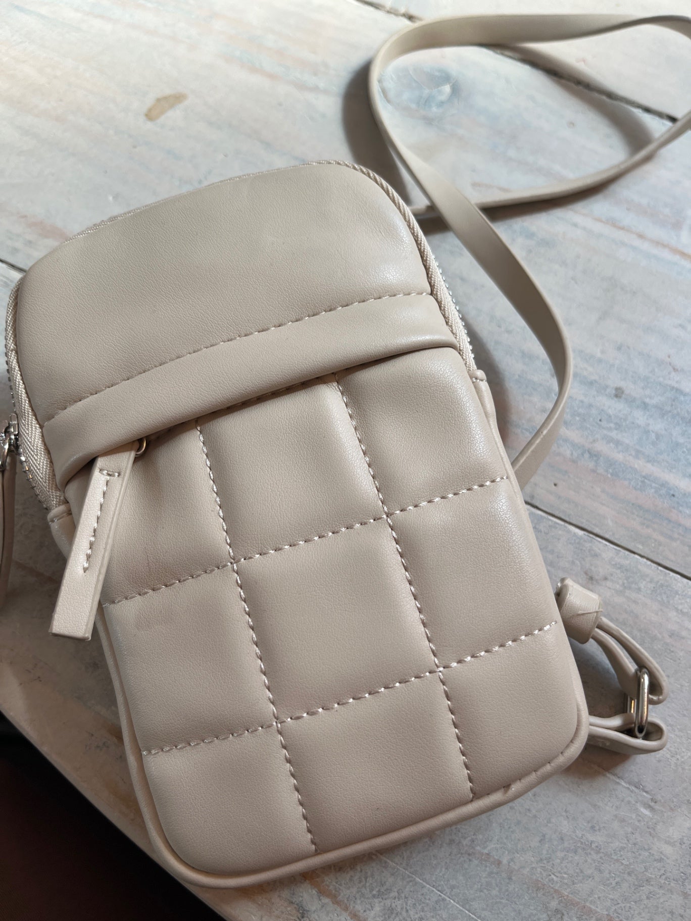Kleine Tasche Beige 