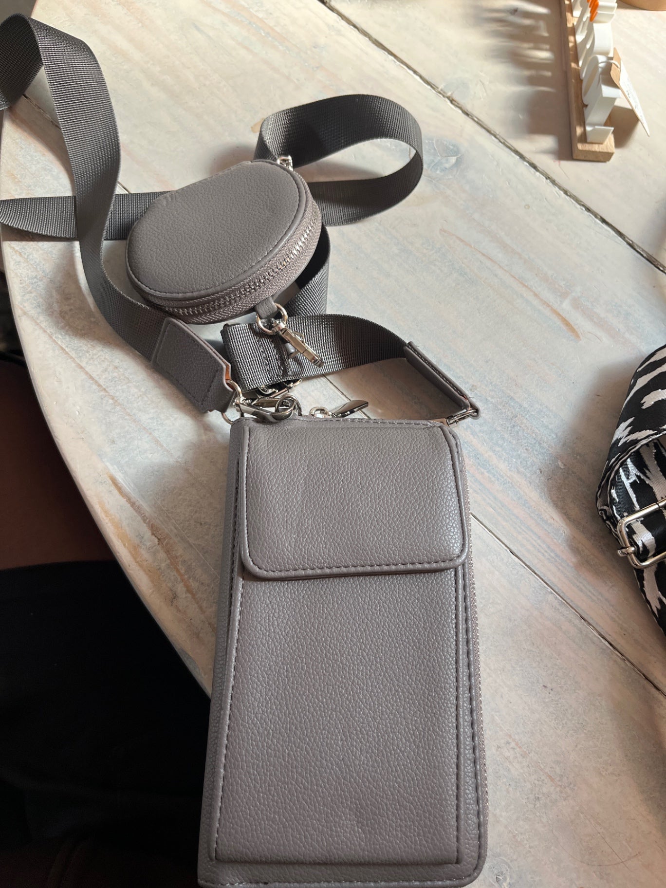 Portemonnaie Tasche Grau 