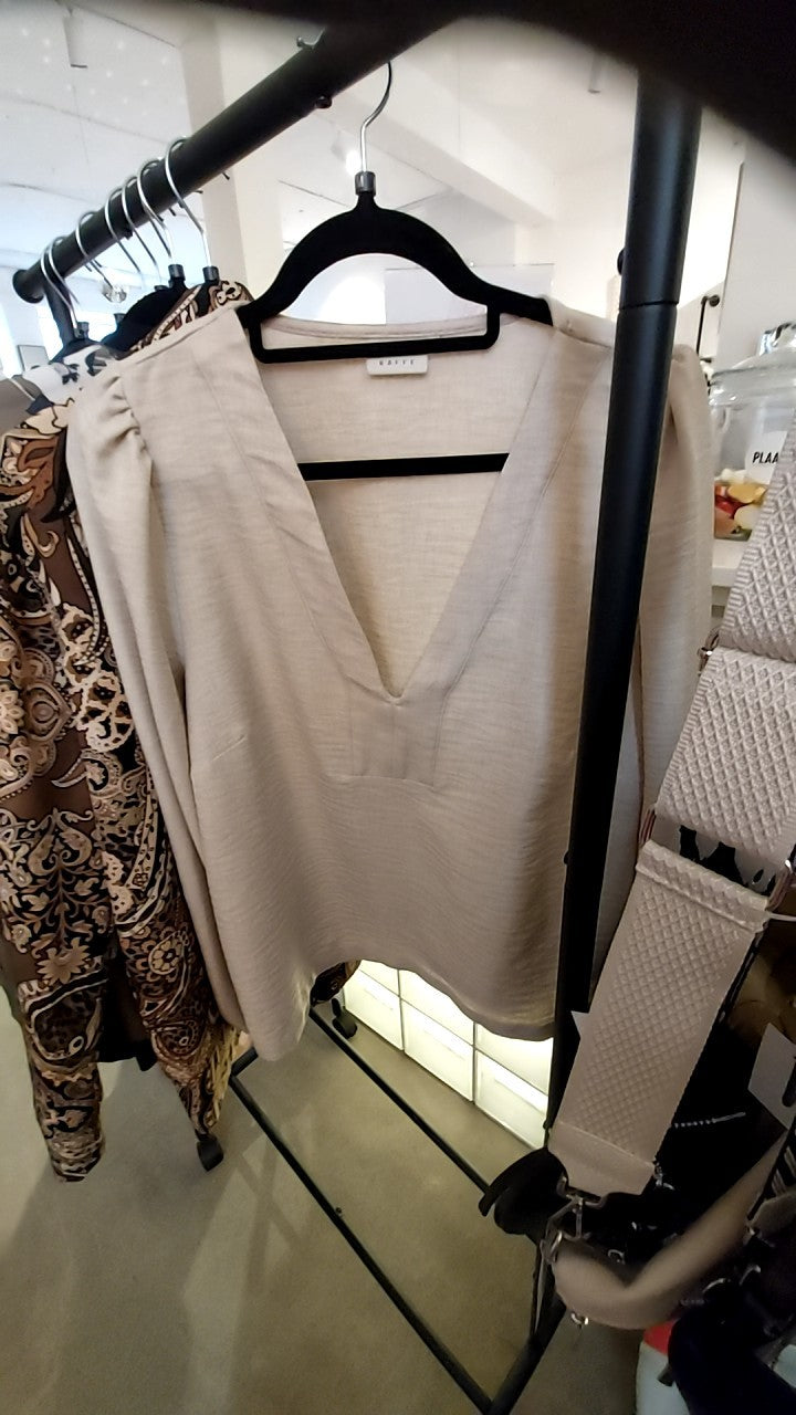 Kaffe Bluse Beige Gr.: M