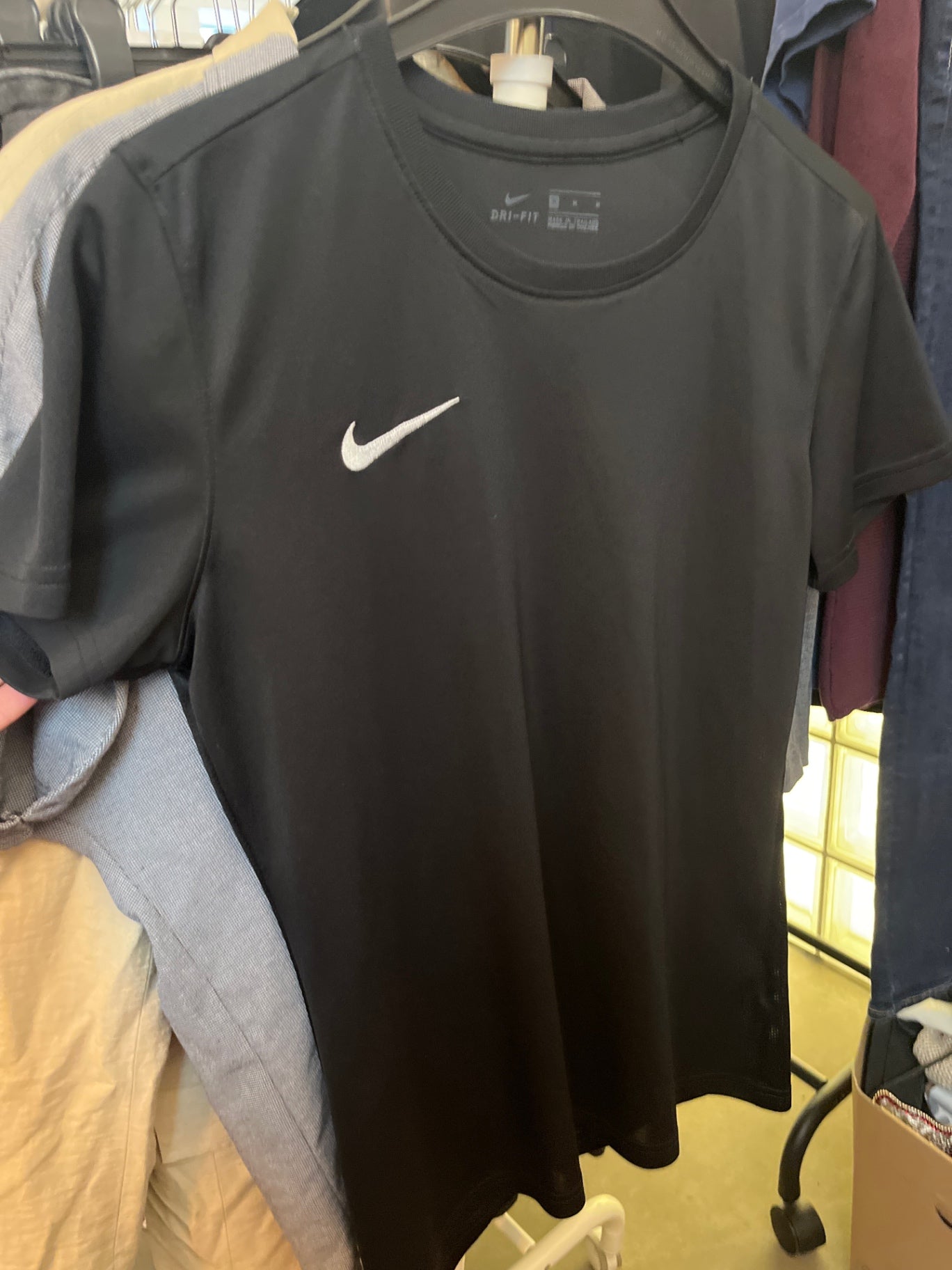 Nike Sport T-Shirt Schwarz Gr.: M