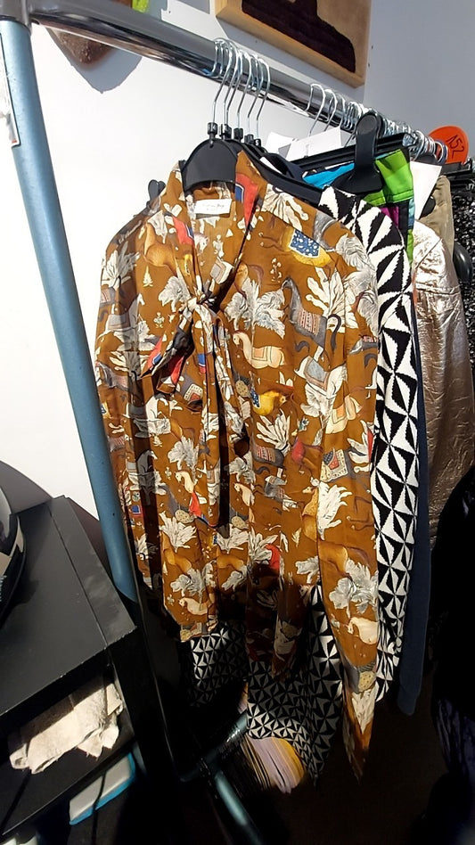 Christian Berg Bluse Braun Gr.: 46