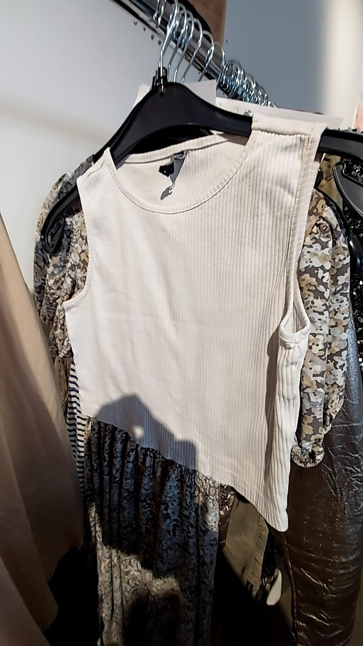 Pieces Top Weiß Gr.: M