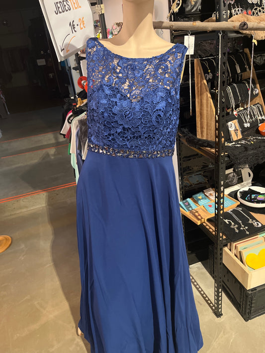 Rosera Abendkleid Blau Spitze Gr.: 40