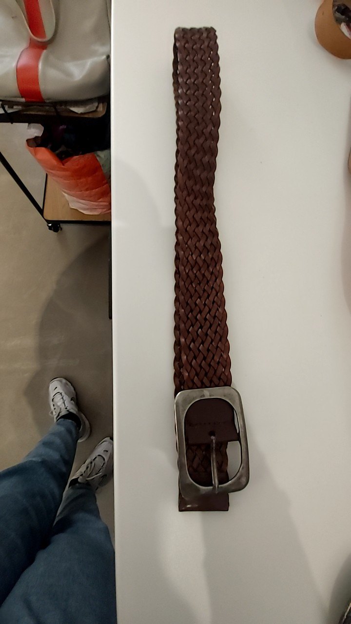 Made in Italy Gürtel Dunkelbraun