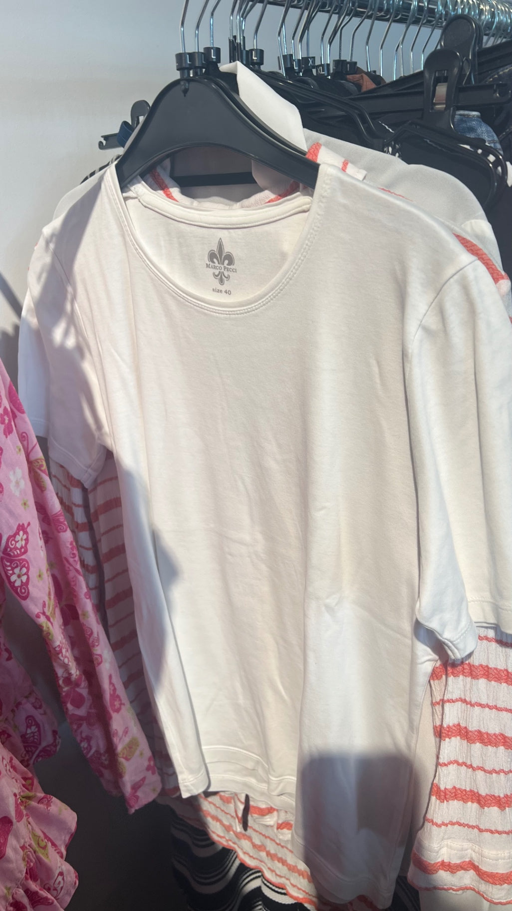 Marco Pecci T-Shirt Weiß Gr.: L