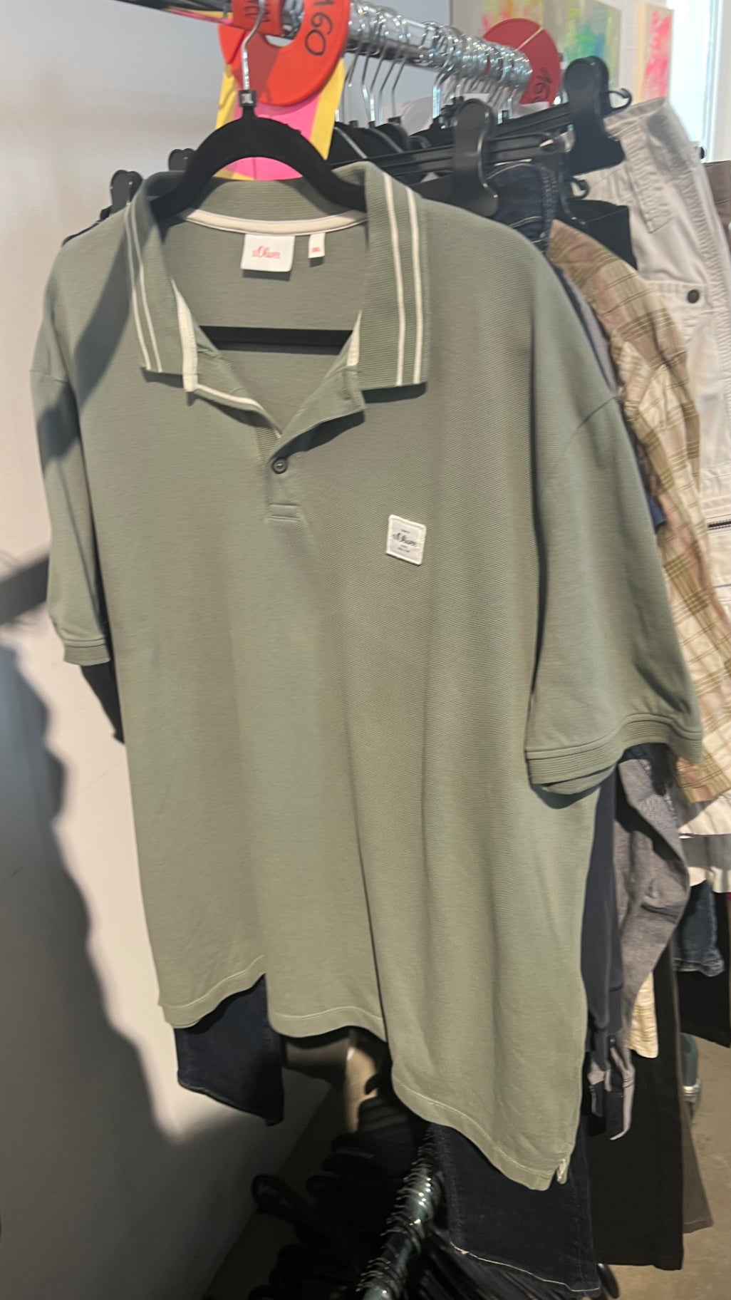 s.Oliver Poloshirt Grün Gr.: 3XL