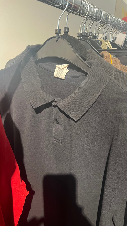 Poloshirt Schwarz Gr.: XXL
