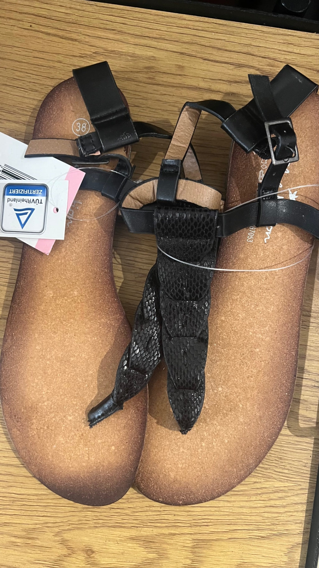 Blue Motion Sandalen Schwarz Gr.: 38