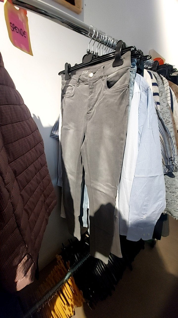 Page One Hose Grau Gr.: M/L