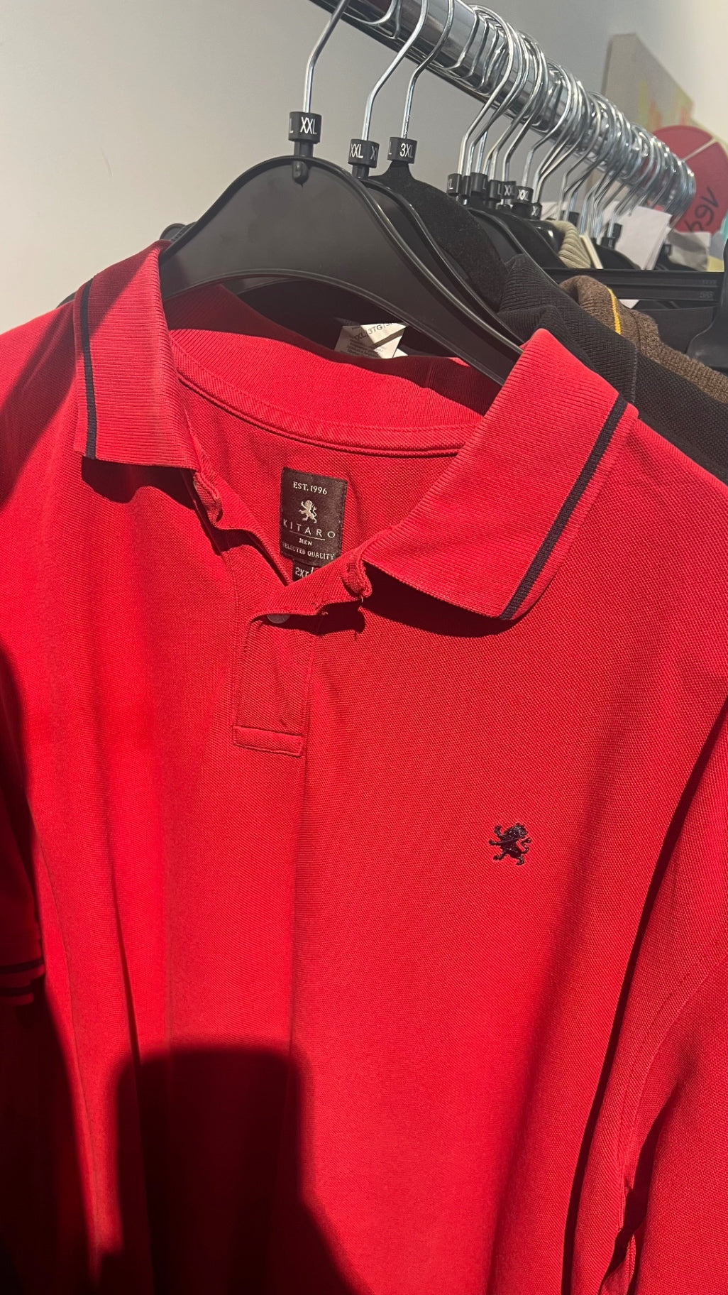 Kitaro Poloshirt Rot Gr.: XXL