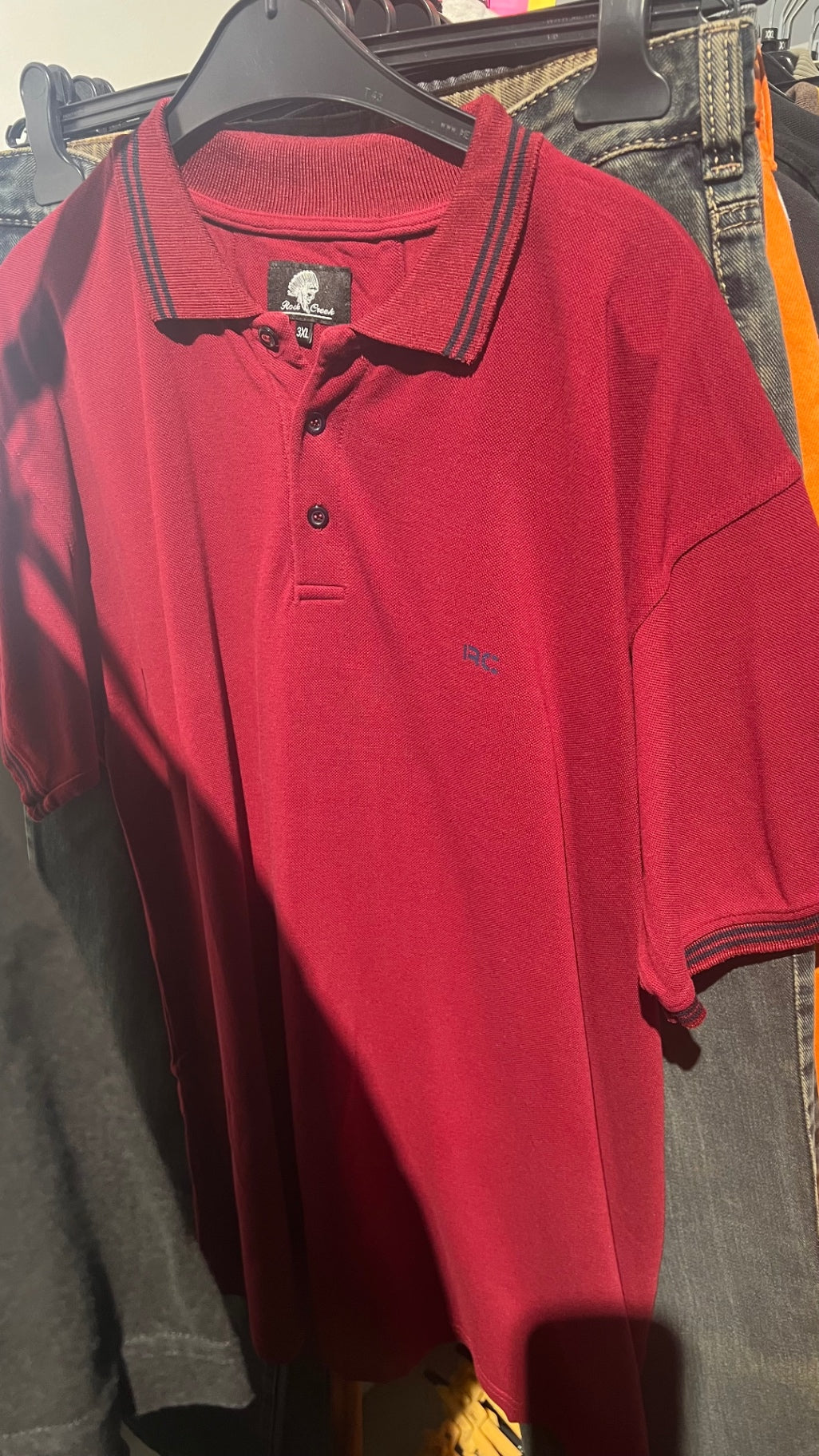 Rock Creek Poloshirt Rot Gr.: 3XL