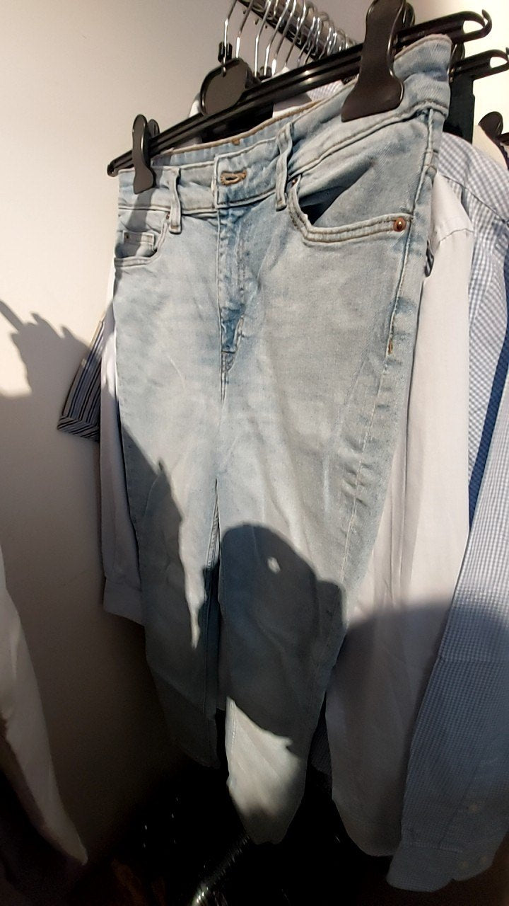 H&M Jeans Hellblau Gebrauchssp. Gr.: M