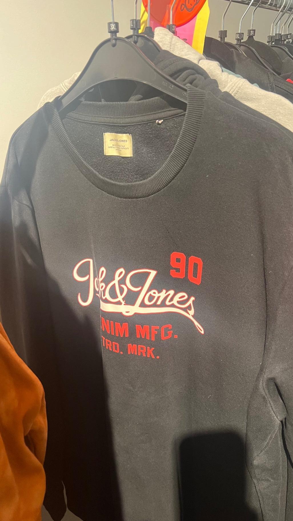 Jack & Jones Pullover Schwarz Gr.: 3XL