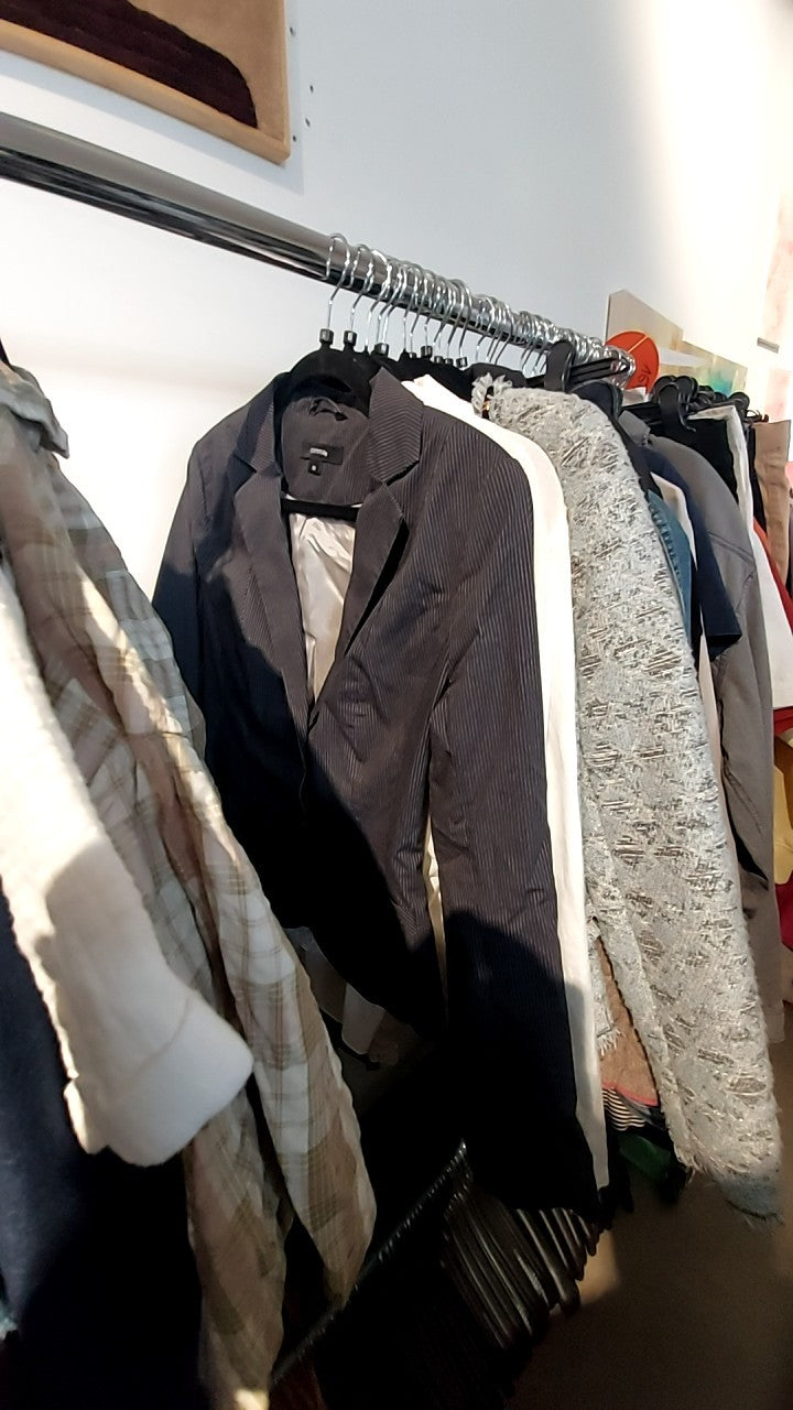 Comma Blazer Dunkelblau mit Streifen Gr.: S