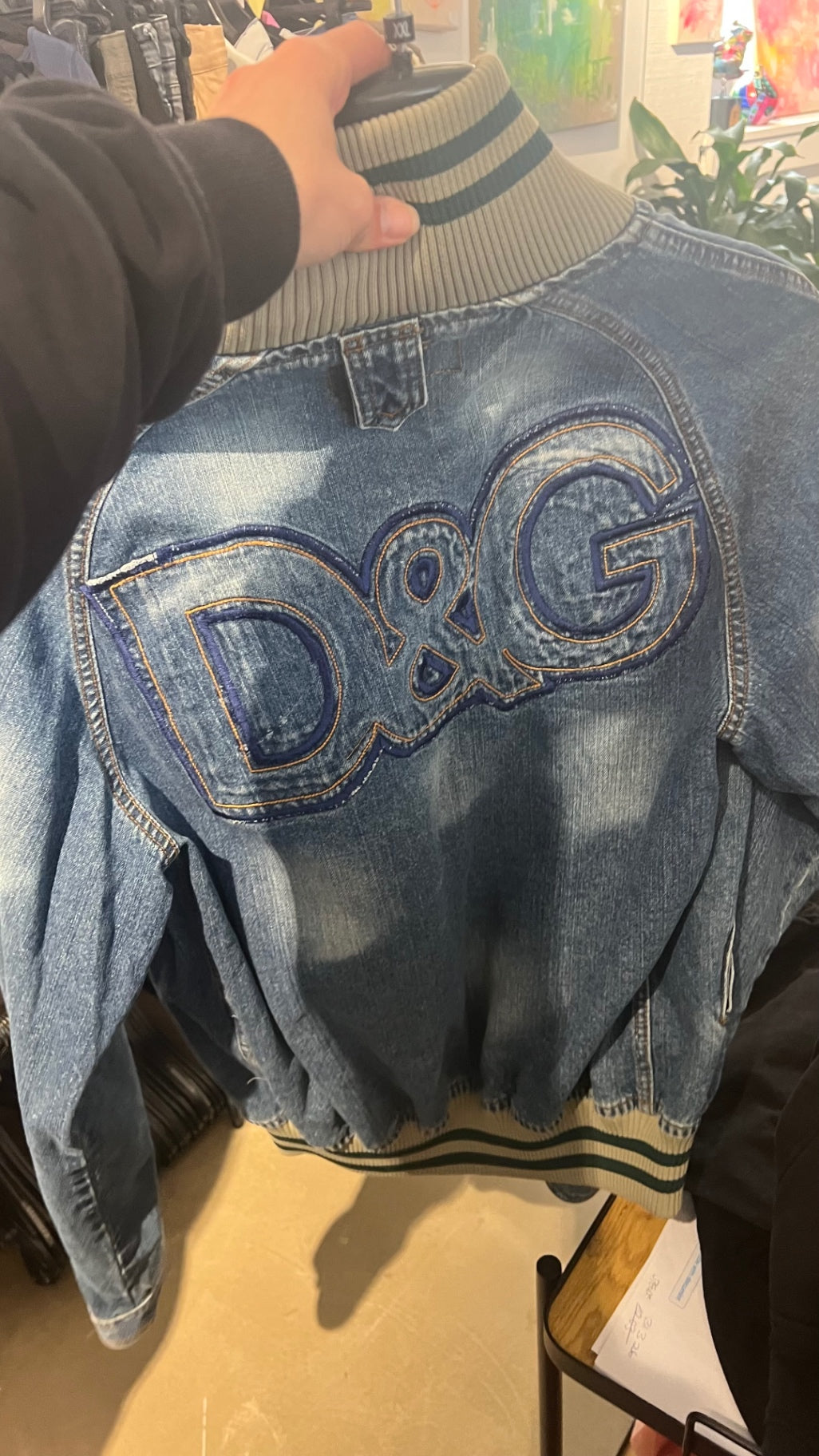 D&G Jeansjacke Blau Gr.: XL
