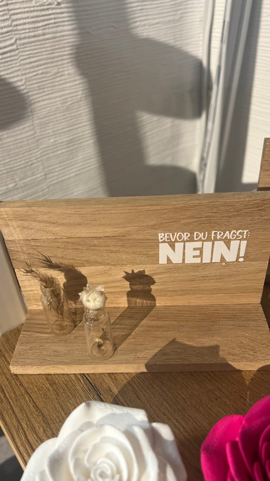 DEKOLABOR Holz „Bevor du fragst“ 