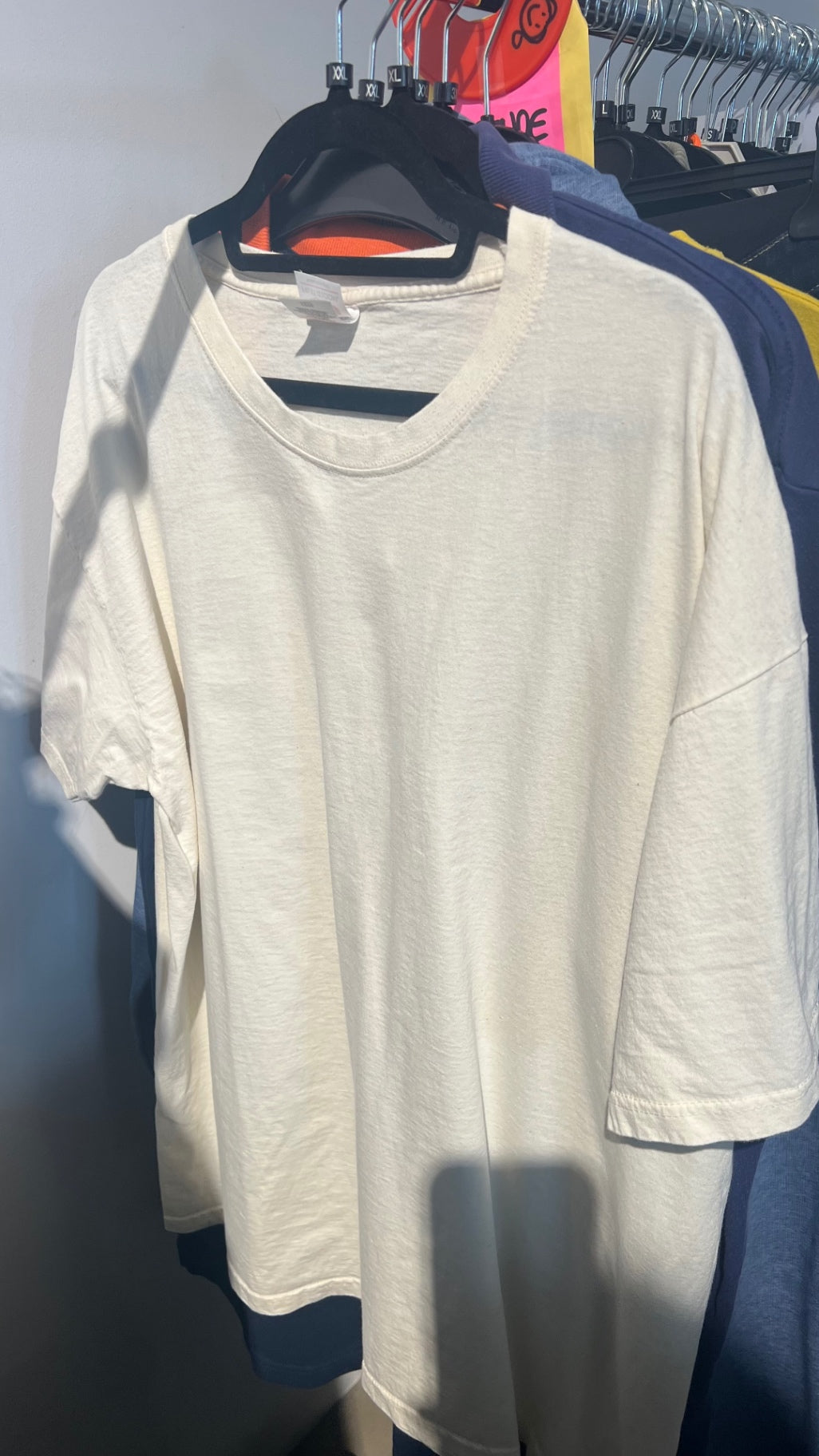 T-Shirt Creme Gr.: XXXL