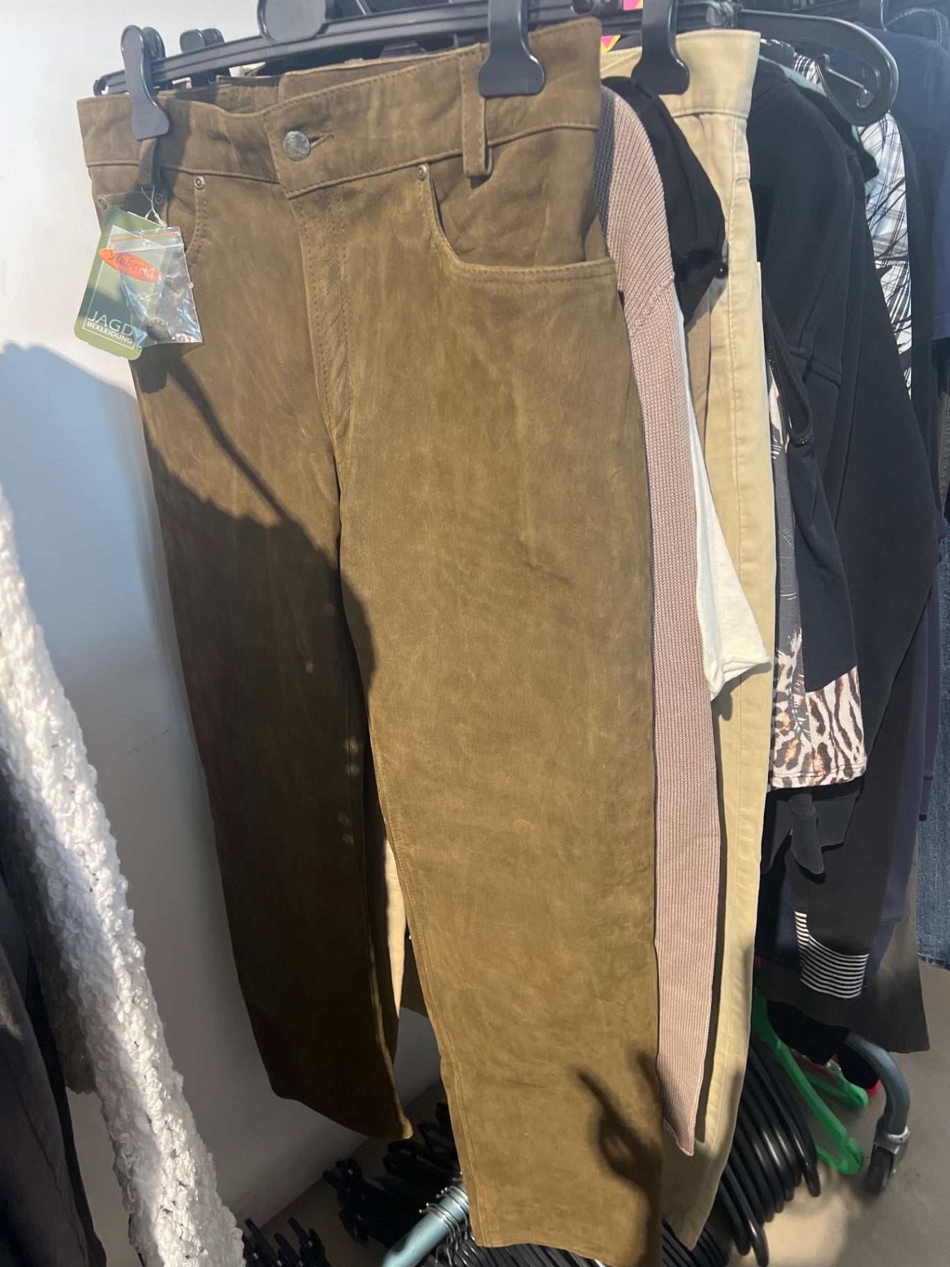 Hubertus Lederhose Olivgrün Gr.: 52