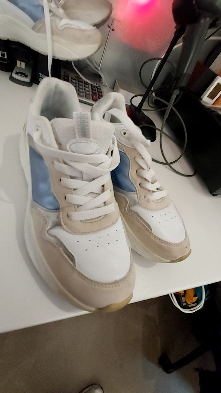 Graceland Schuhe Beige, Blau, Weiß Gr.: 38