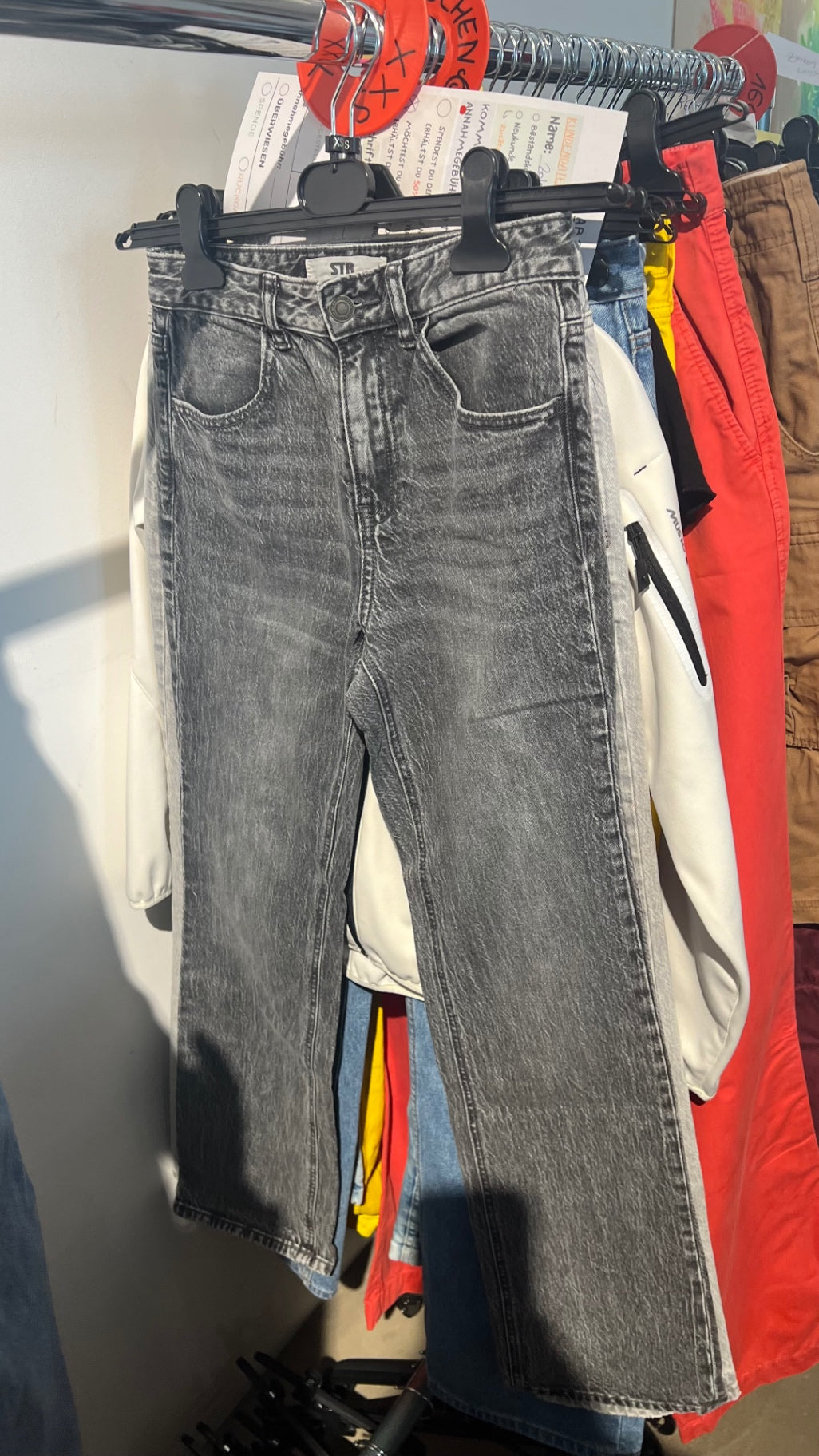 STR TEEN Jeans Grau Gr.: XS