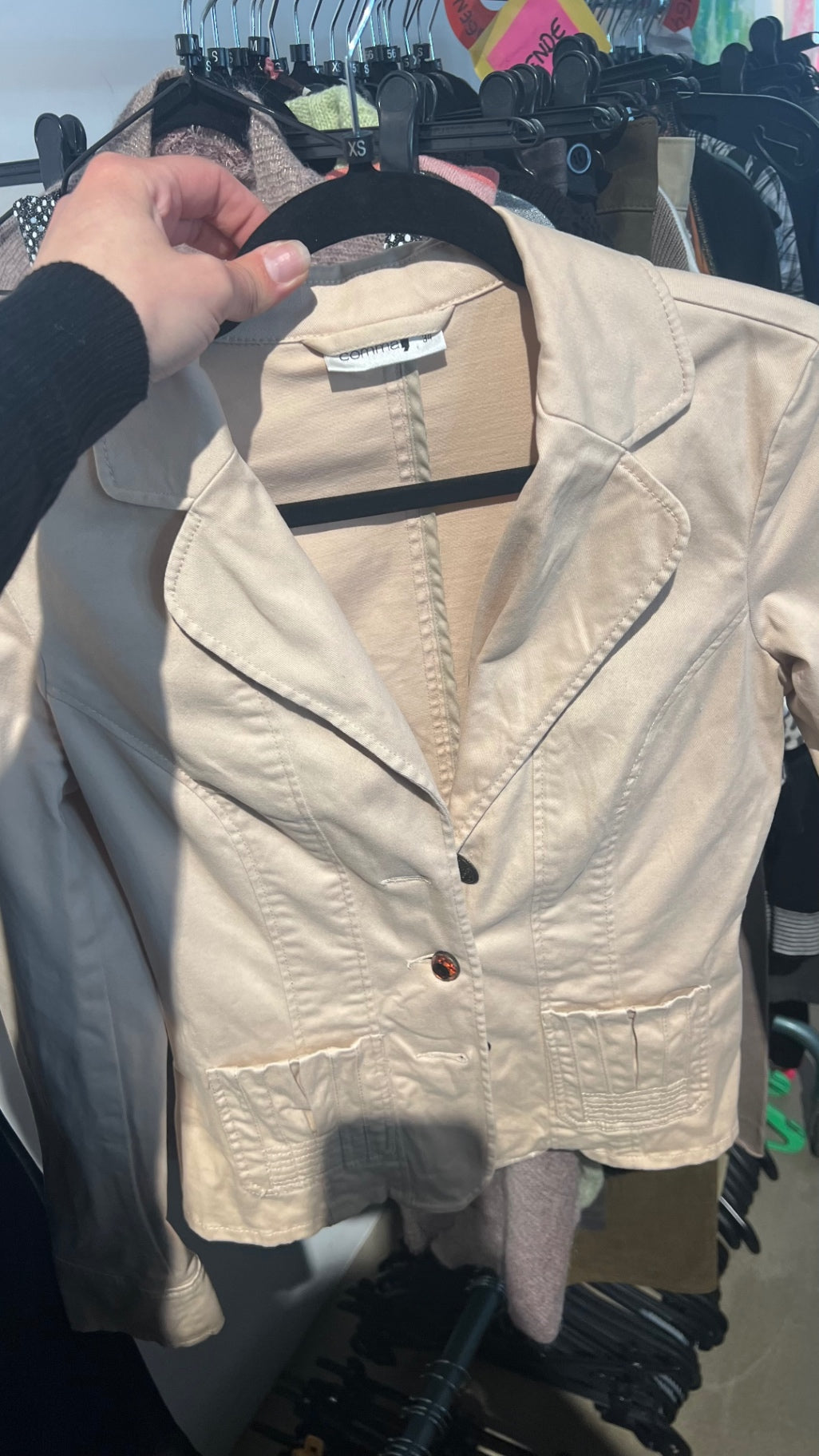 Comma Blazer Beige Gr.: XS