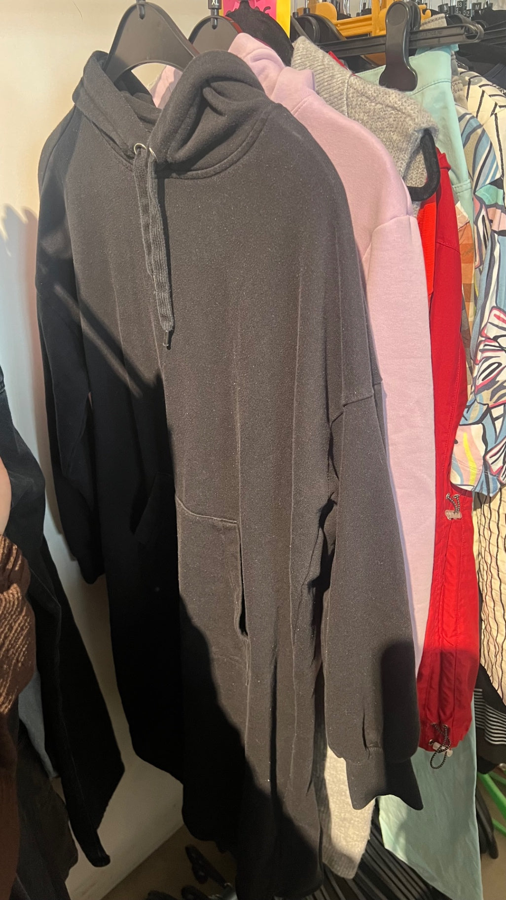 Monki Hoodie Schwarz Gr.: S