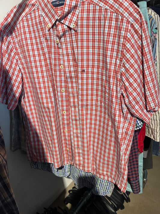 CASA MODA Hemd Rot kariert Gr.: L