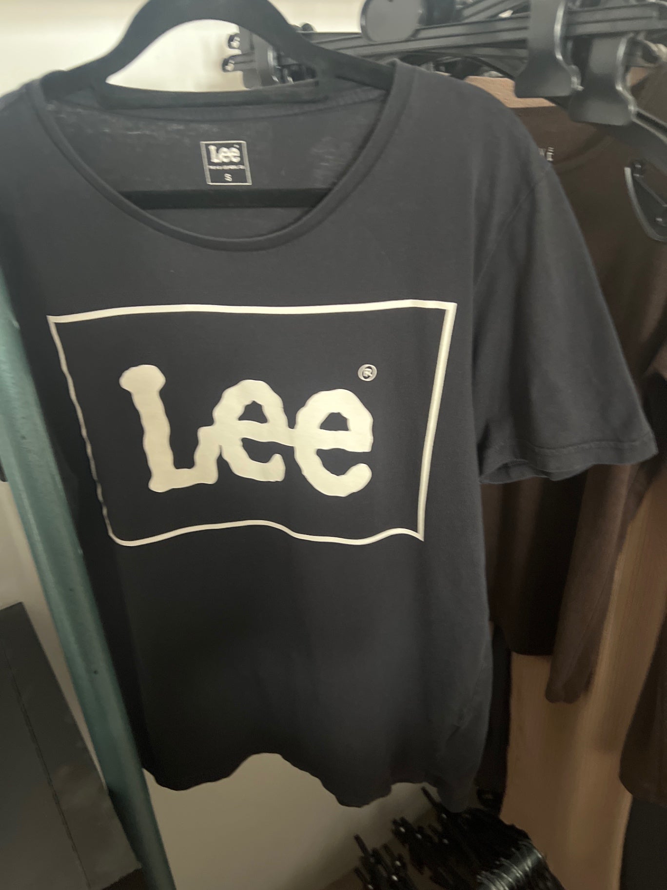 Lee T-Shirt Schwarz Gr.: S