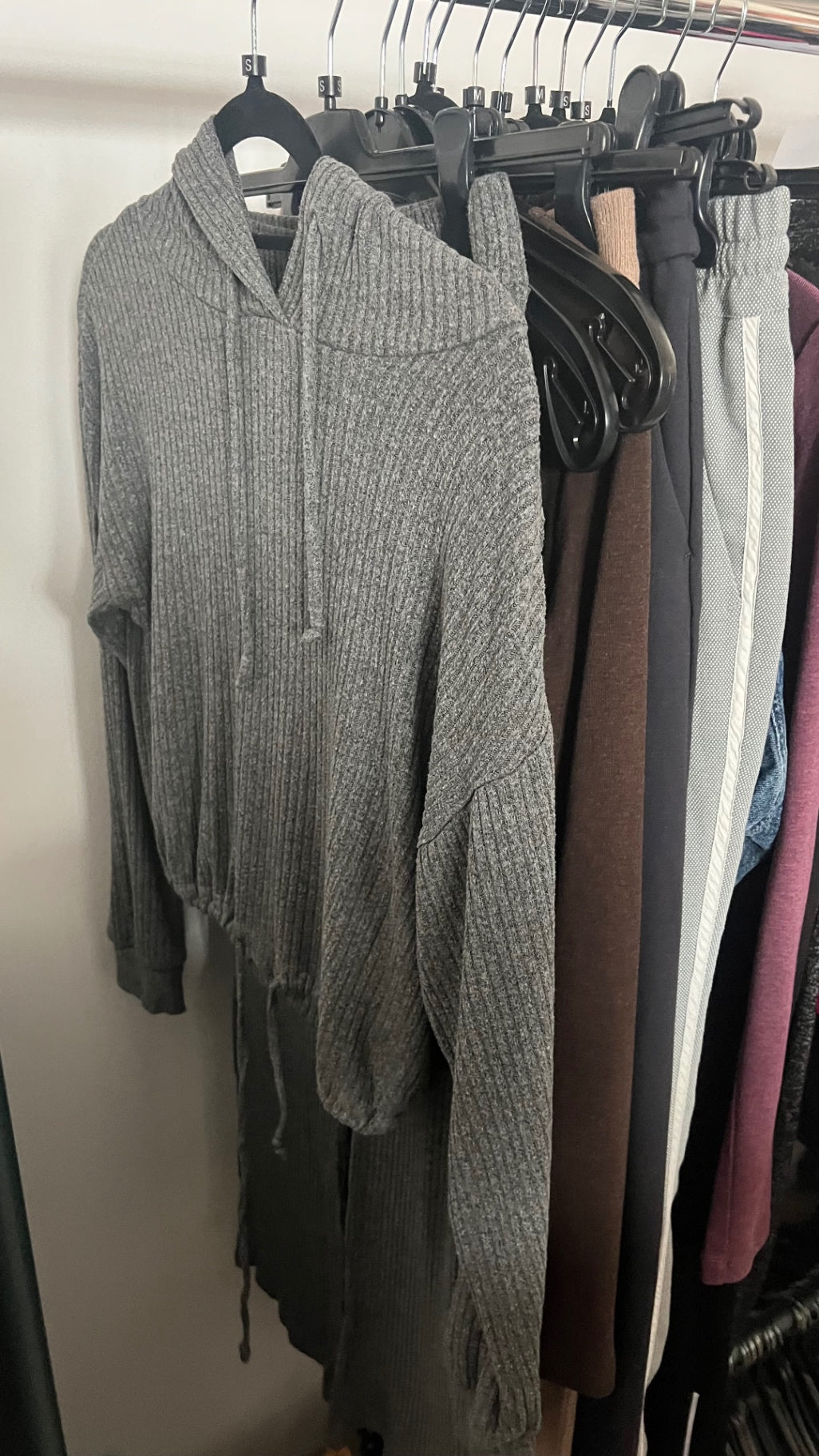 Gina Tricot Lounge-Set Grau Gr.: S