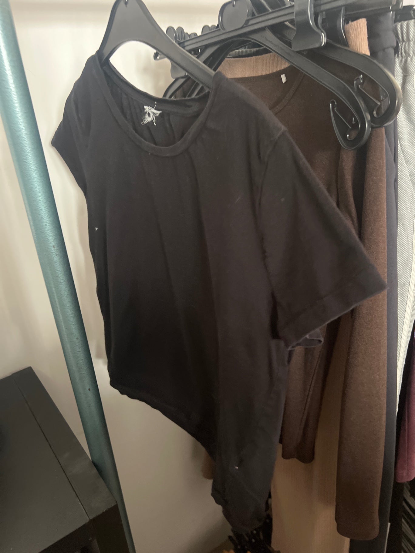 T-Shirt Schwarz Gr.: S