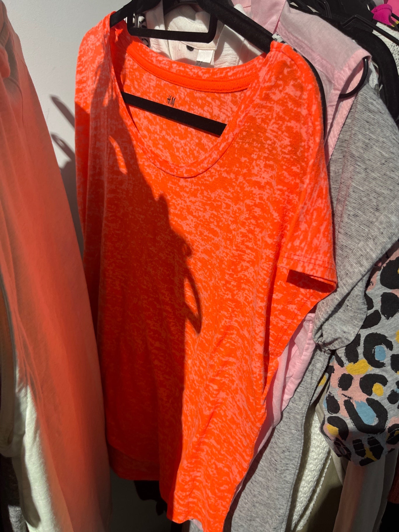H&M Sport T-Shirt Orange Gr.: M