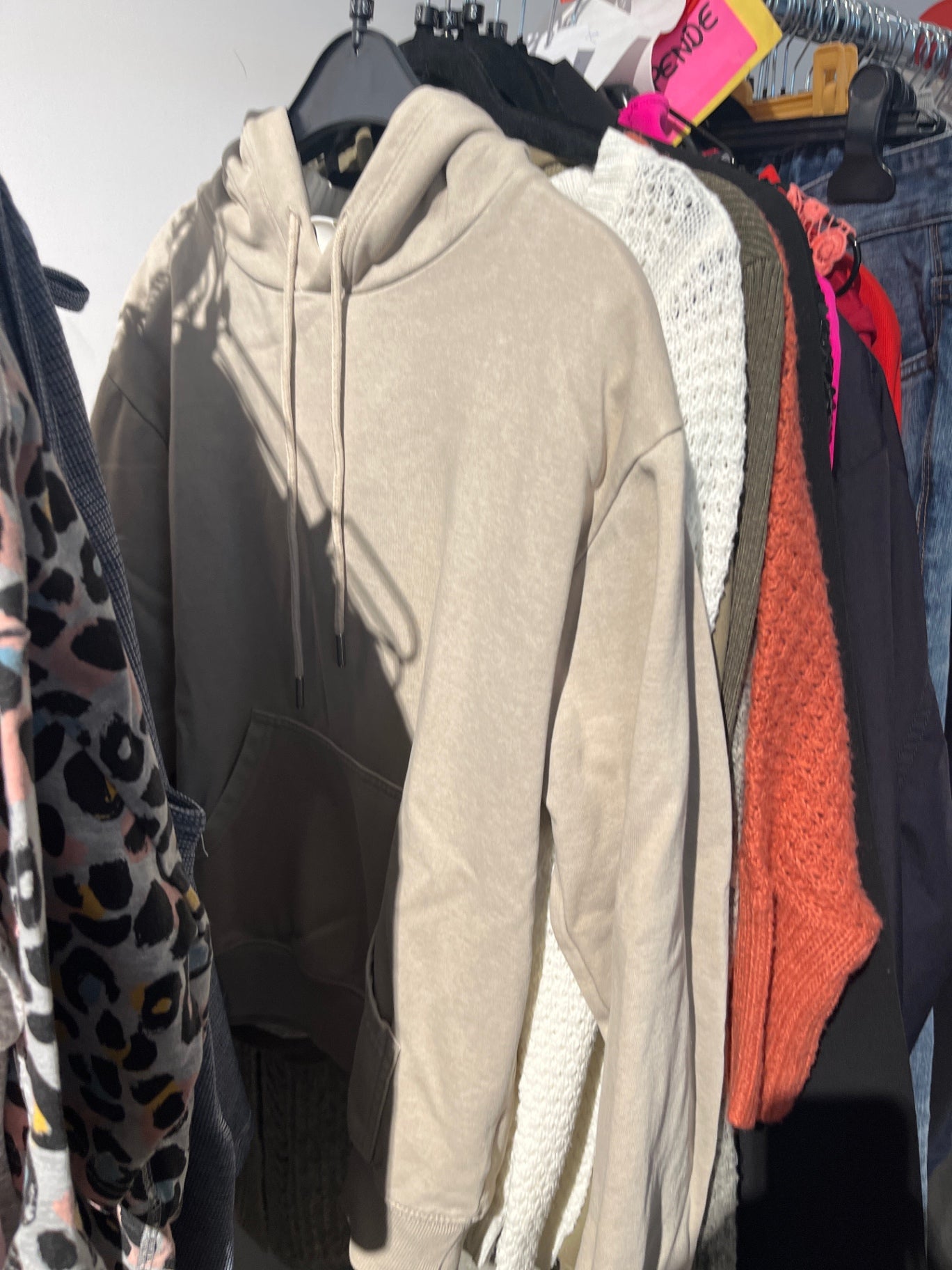 H&M Hoodie Beige Gr.: XS