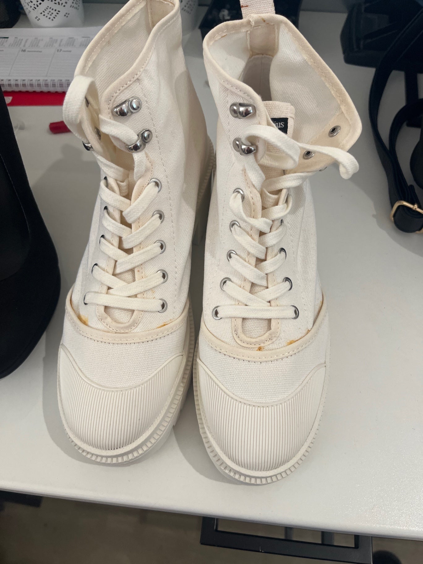 Stradivarius Schuhe Elfenbein Gr.: 39