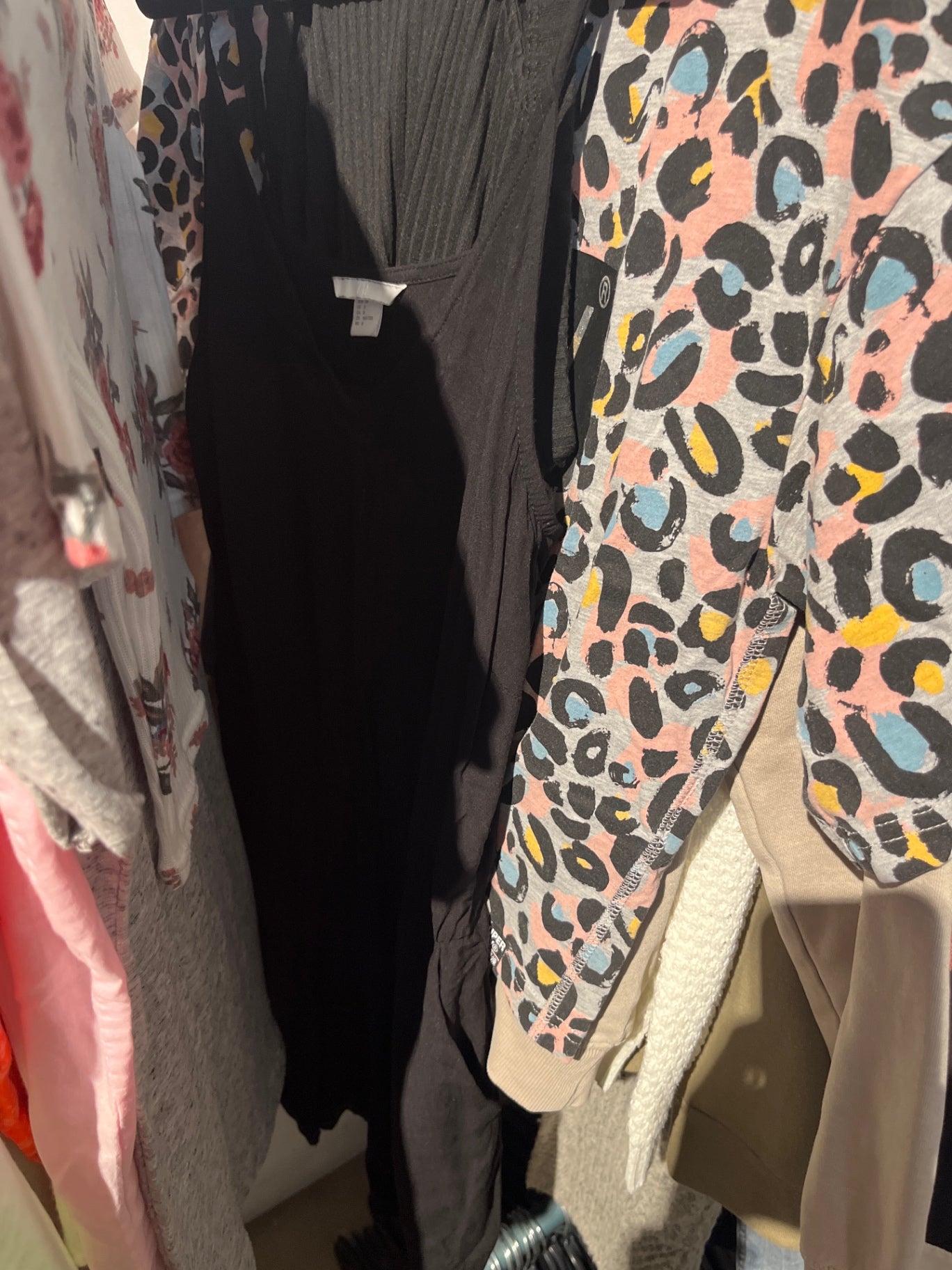 H&M Jumpsuit kurz Schwarz Gr.: S