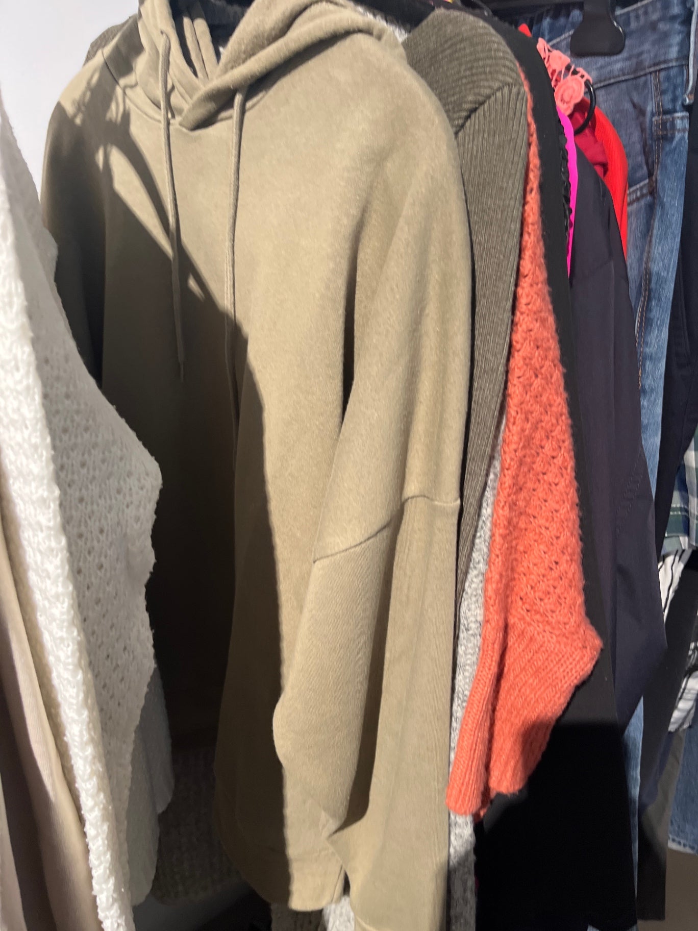 Noisy May Hoodie Khaki Gr.: XS
