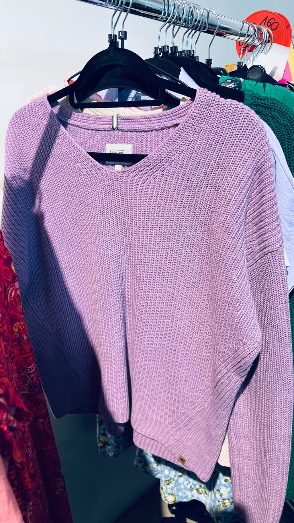 camel ACTIVE Pullover Lila Gr.: S