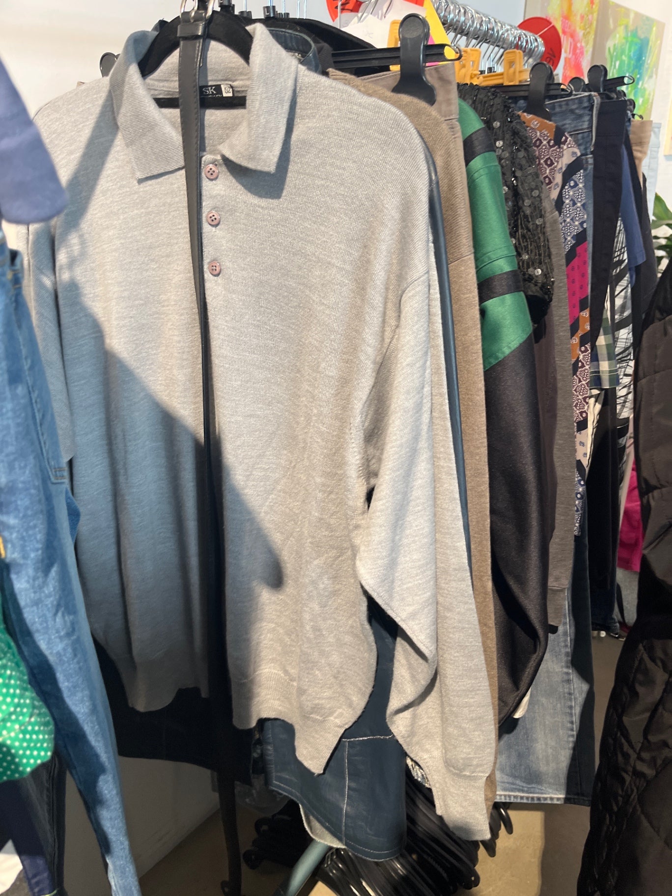SK Trend Men Pullover Grau Gr.: L
