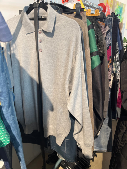 SK Trend Men Pullover Grau Gr.: L