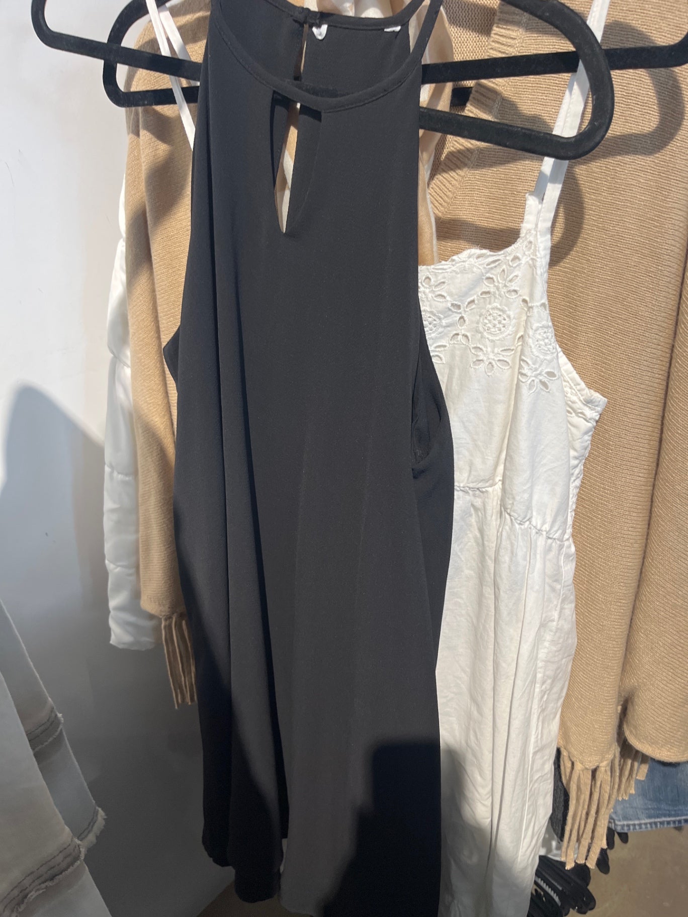 Kleid Schwarz Gr.: S