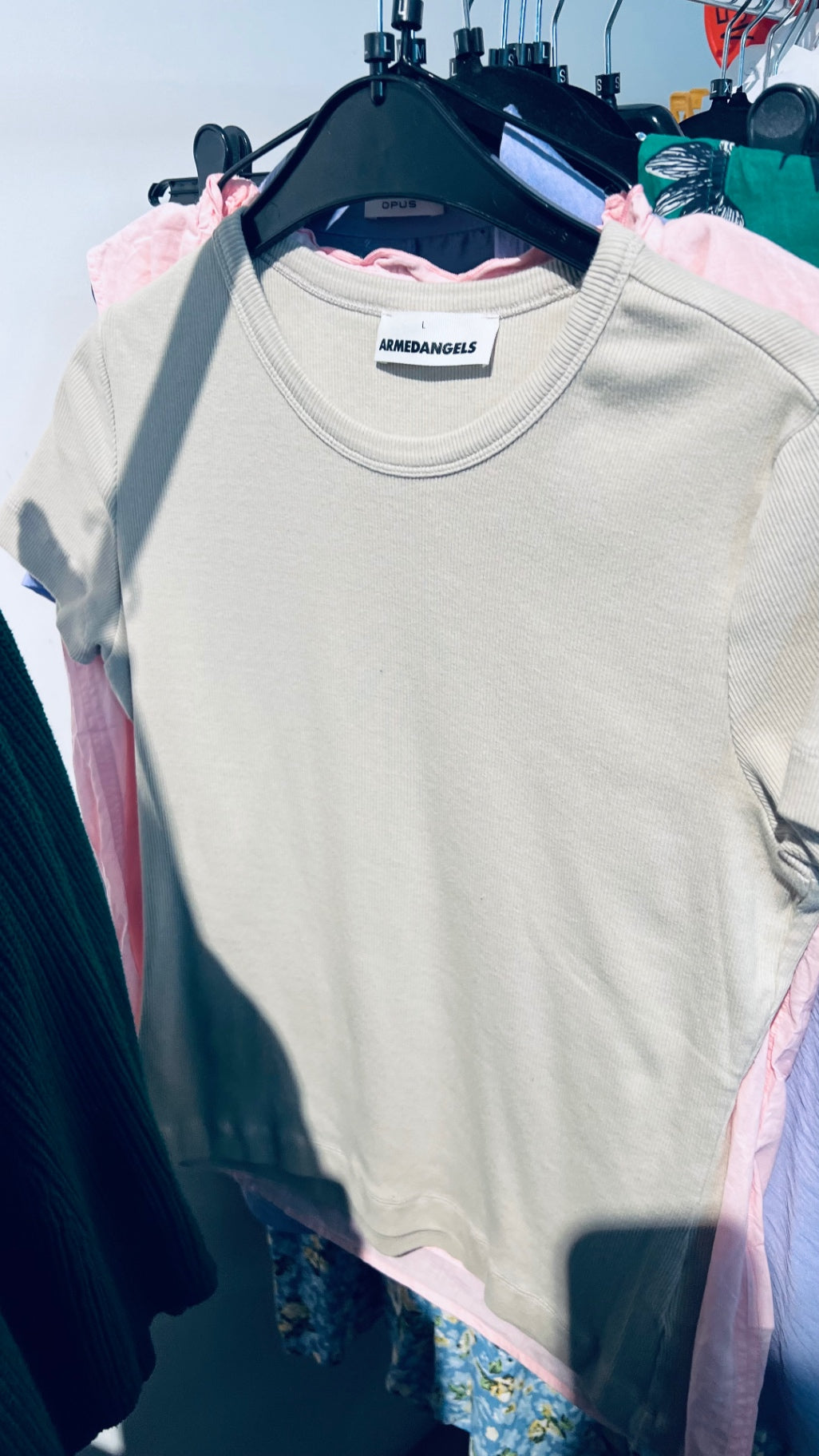 ARMEDEANGELS T-Shirt Beige Gr.: L