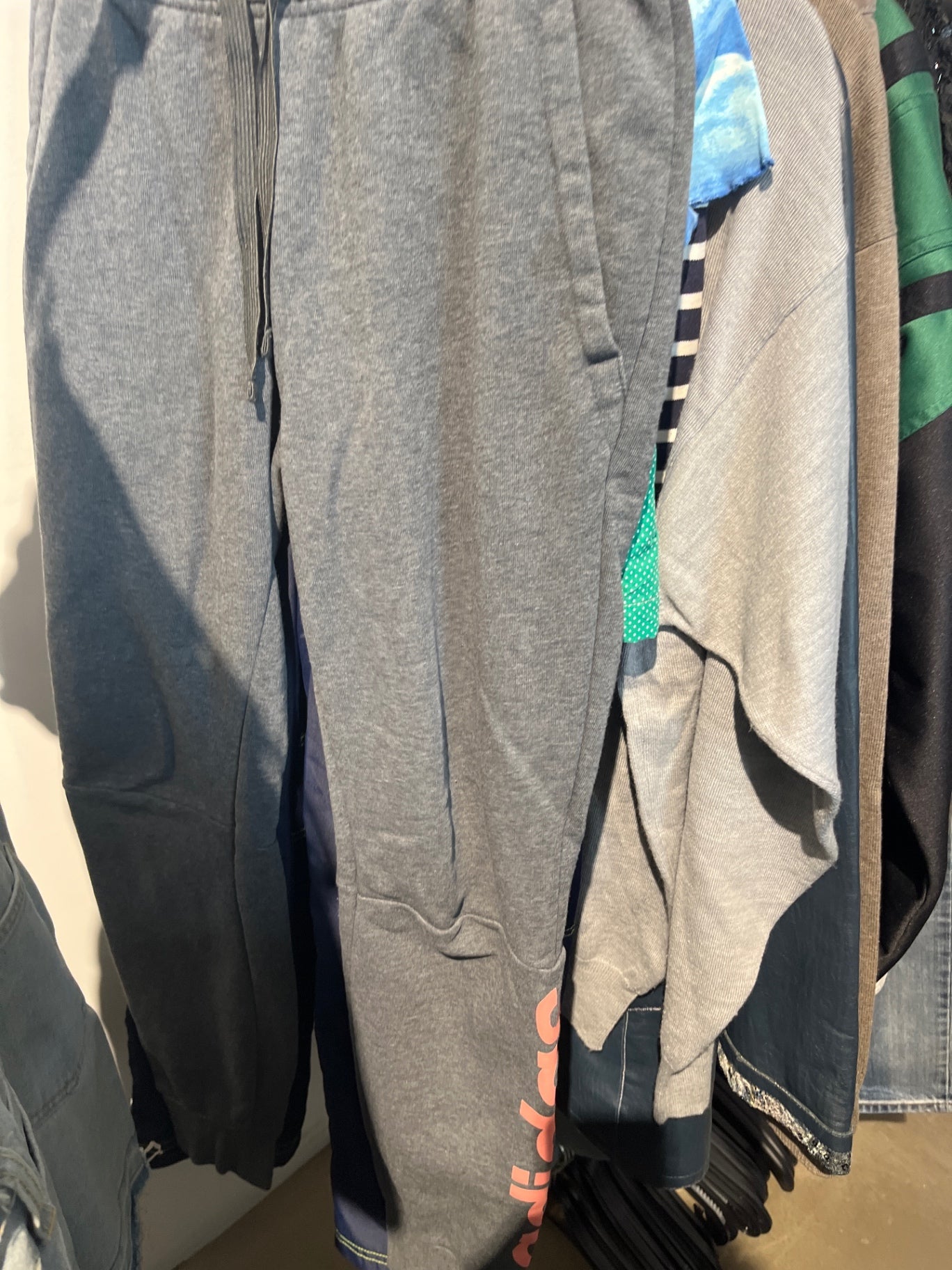 Adidas Jogginghose Grau Gr.: S