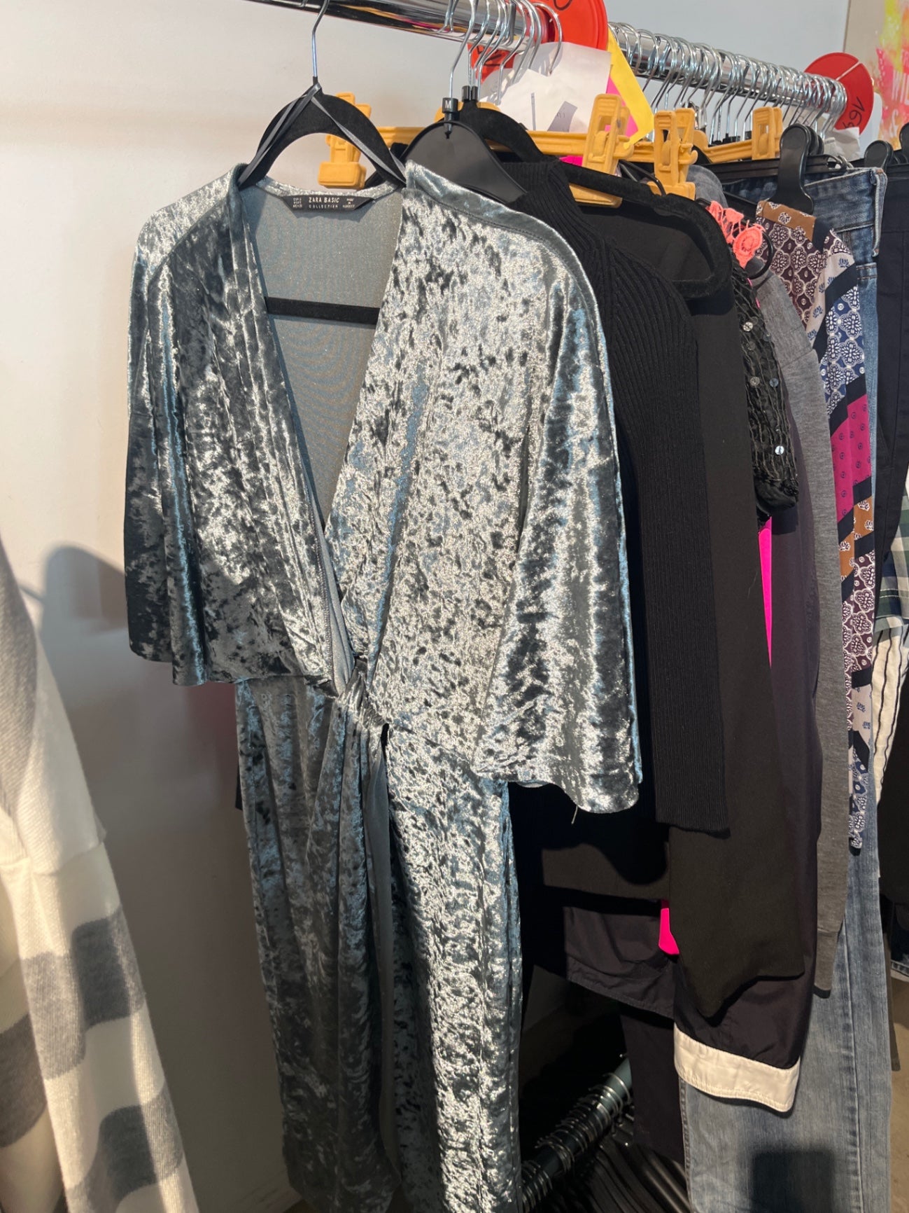 Zara Kleid Silber Gr.: S