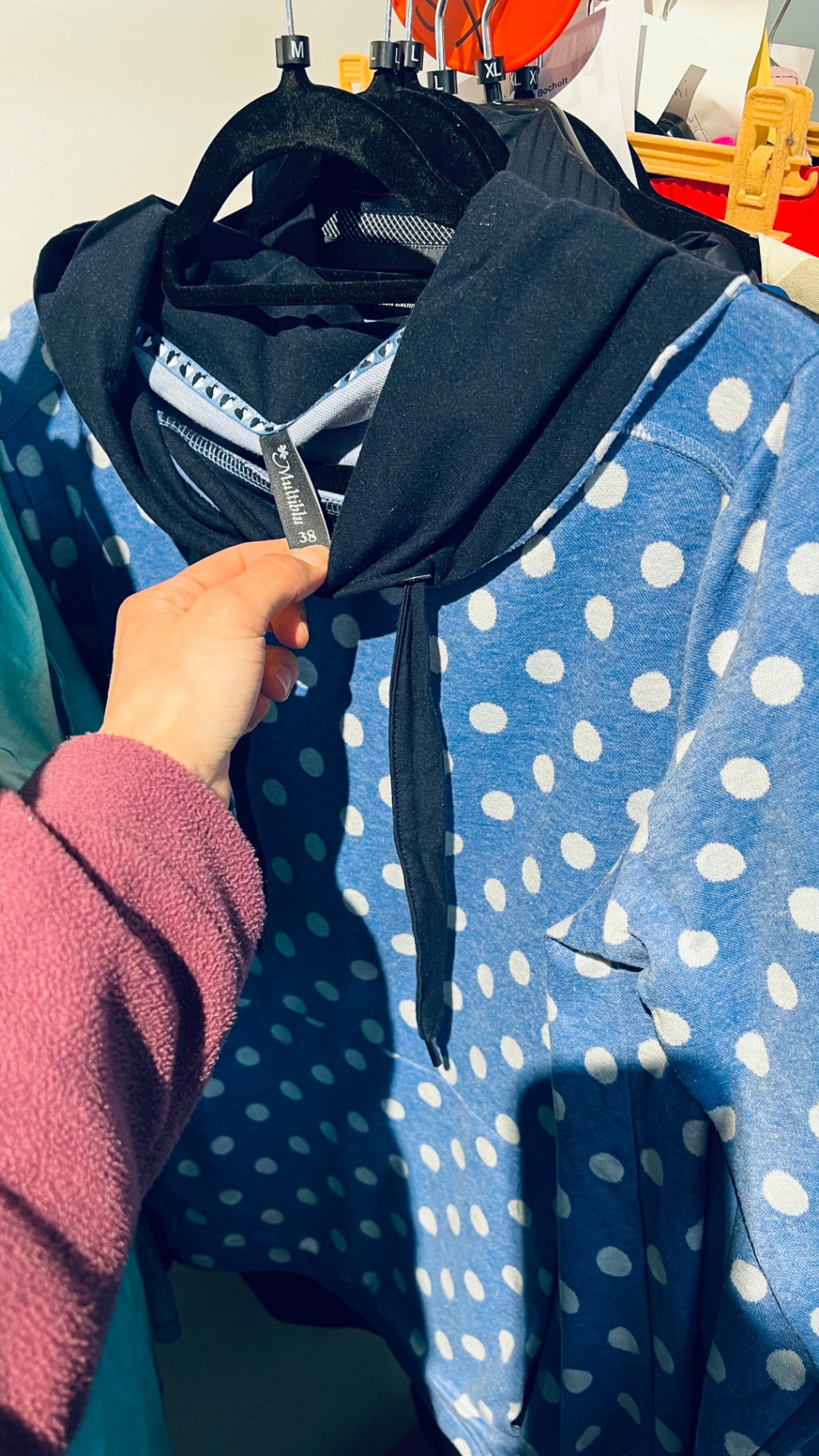 Gebrauchsspuren/ Multiblu Pullover Blau Gr.: M