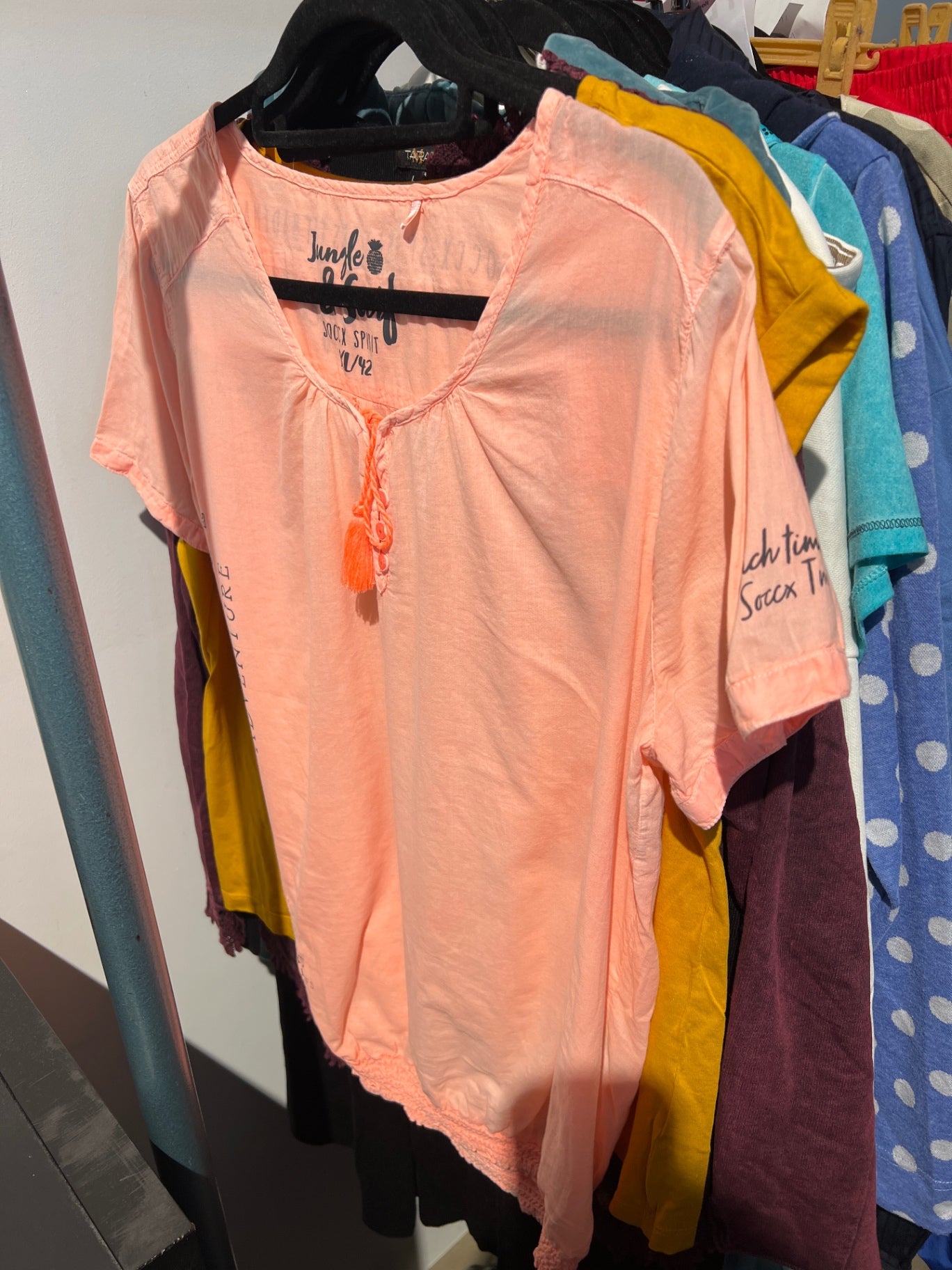 Soccx Bluse Pfirsich Gr.: XL