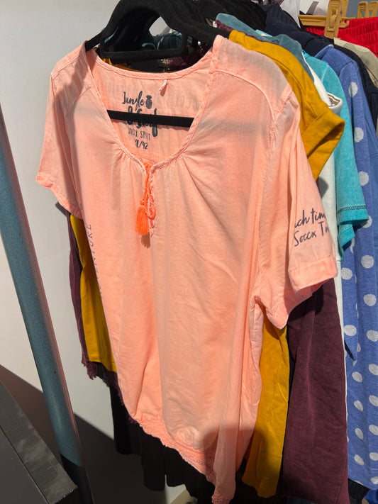 Soccx Bluse Pfirsich Gr.: XL