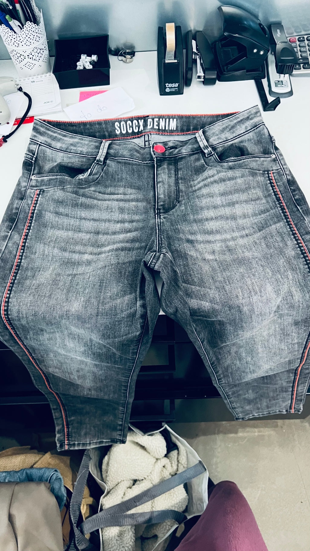 SoccX Jeans Grau Gr.: 31
