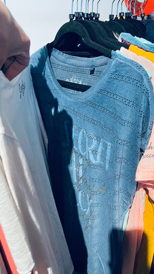 Soccx T-Shirt Blau Gr.: L