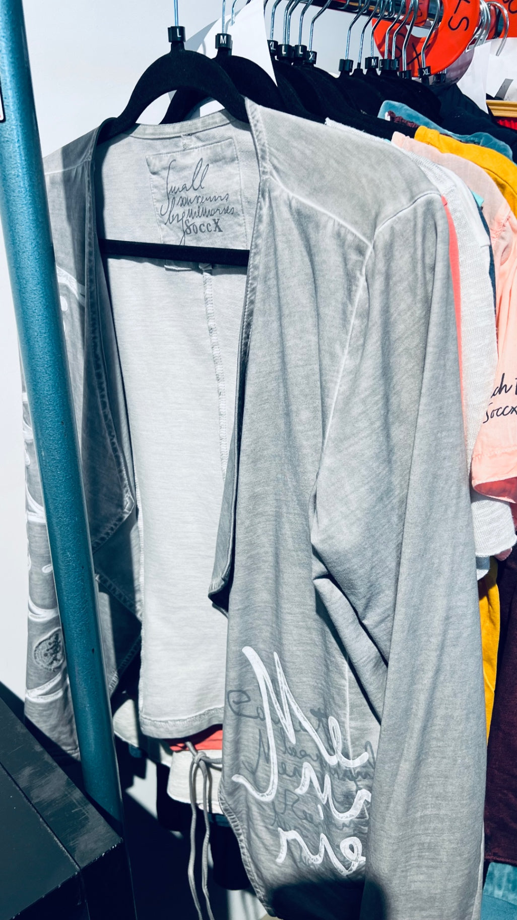 Soccx Sweatjacke Grau Gr.: M